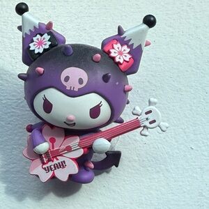 tokidoki Silver and Pink Roller Skating Figure